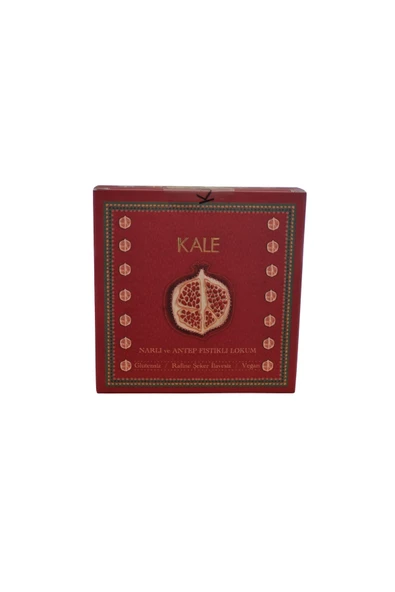 Kale Pestil & Köme Şekersiz Vegan Narlı Ve Antep Fıstıklı Lokum 120 Gr ürün görseli 1