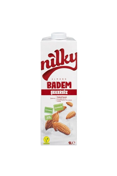 NİLKY Nilky Şekersiz Badem Sütü 1lt ürün görseli 1
