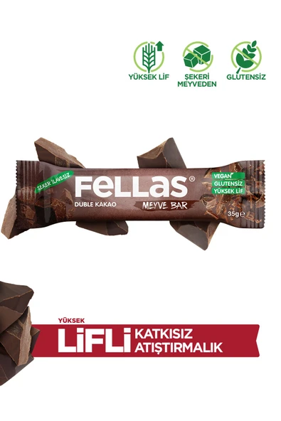Fellas Meyve Bar - Duble Kakaolu 35g x 12 Adet ürün görseli 1