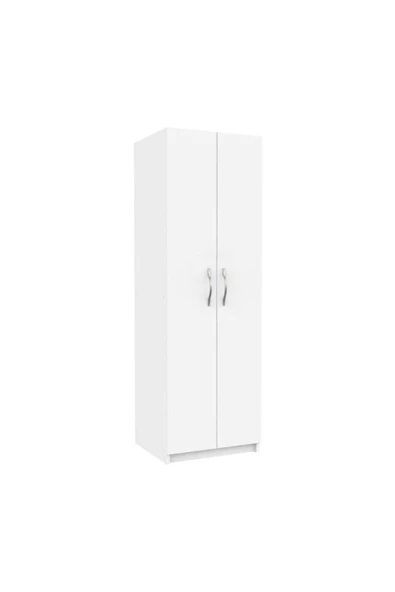 Tdesigno Bahar Giyinme Dolabı - Çok Amaçlı Dolap - Gardırop 60 Cm-2 Kapaklı ürün görseli 1