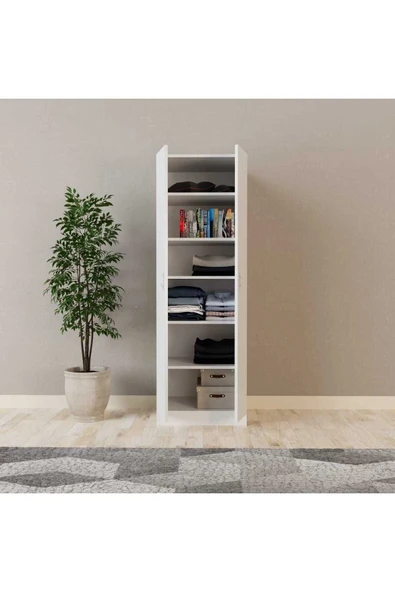 Tdesigno Altın Giyinme Dolabı - Çok Amaçlı Dolap - Gardırop 60 Cm-2 Kapaklı ürün görseli 1