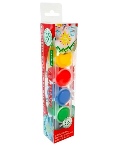 Alpino Akrilik Boya Seti 6 Renk 25 ml ürün görseli 1