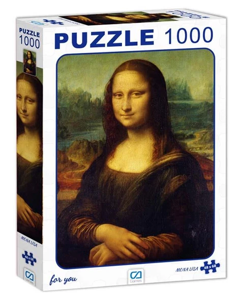 Mona Lisa 1000 Parça Puzzle ürün görseli 1