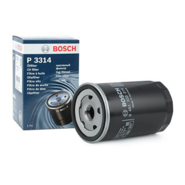 VOLKSWAGEN GOLF BORA PASSAT 1.6-1.8 YAĞ FİLTRESİ BOSCH 0451103314 ürün görseli 1