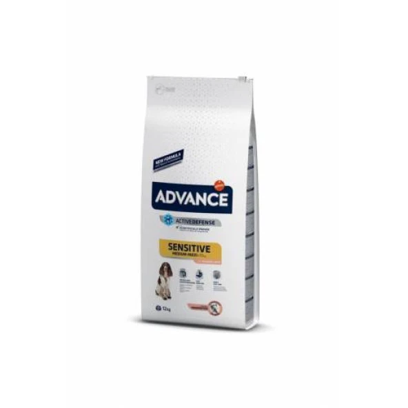 Advance Sensitive Medium Maxi Somonlu Köpek Maması 12 Kg ürün görseli 1