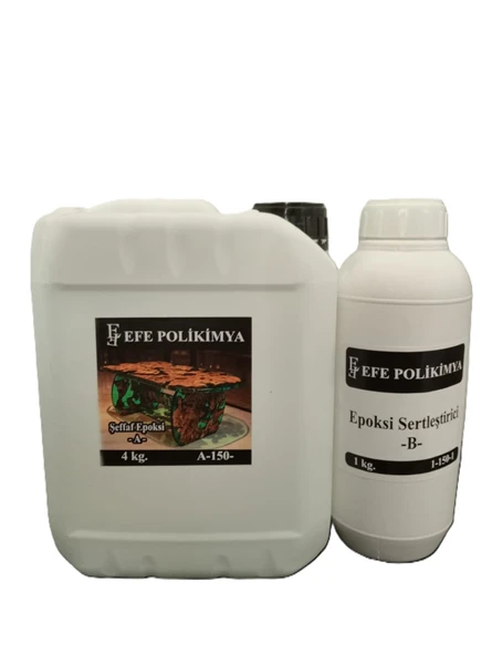 Şeffaf Epoksi Döküm Tipi A-150-5Kg - Resim 3