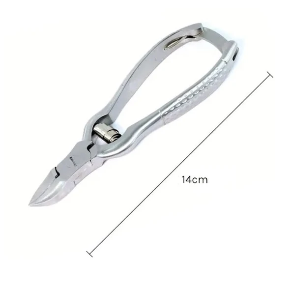 Mecno Beauty MB-TIM-001 Paslanmaz Çelik Kilit Mekanizmalı Tırnak Kesici- Metalik Gri ürün görseli 1