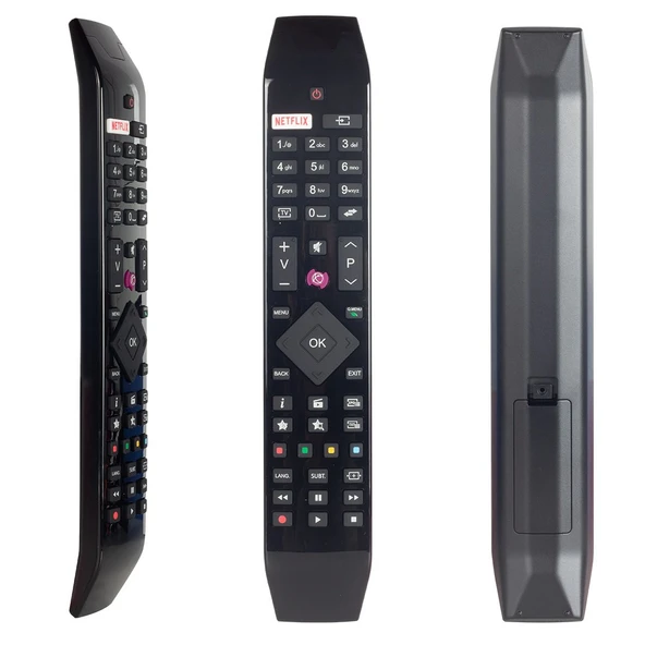 Vestel Netflix Mor Tuşlu Üstü Camlı Model Led Tv Kumanda ürün görseli 1