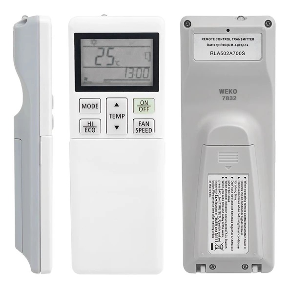 Weko Mitsubishi RLA 502A700S Klima Kumandası ürün görseli 1