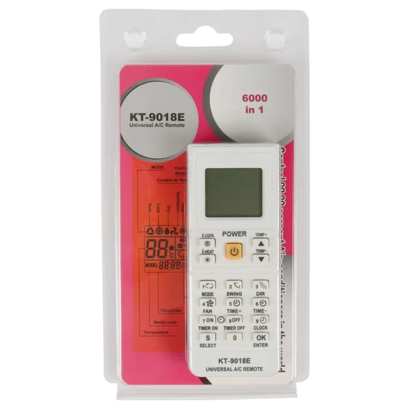 Huayu KK KT-9018E A/C Universal Akıllı Klima Kumandası ürün görseli 1