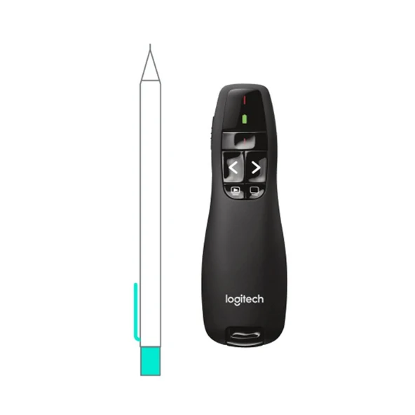 Logitech R400 Kablosuz Lazer Sunum Cihazı Kumandası ürün görseli 1
