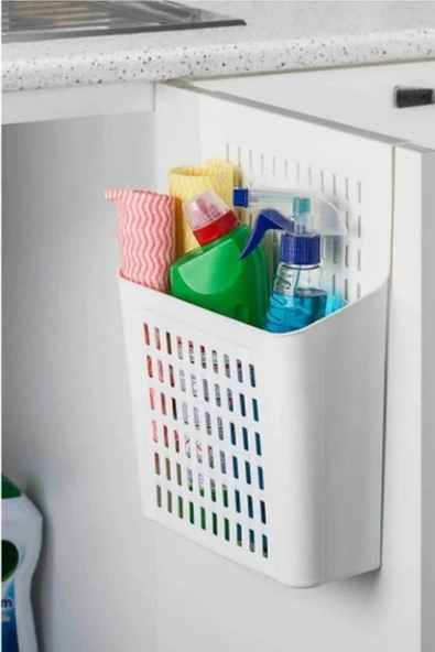 Online Kapında Plastik Askılı Dolap Düzenleyici Dolap Içi Deterjanlık ürün görseli 1