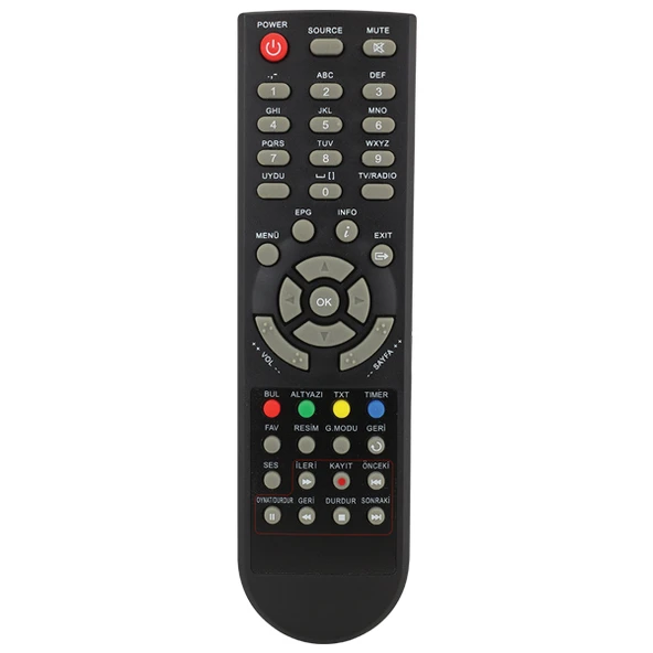 Hiremco Zapper HD Mini HD Uydu Alıcı Kumandası ürün görseli 1