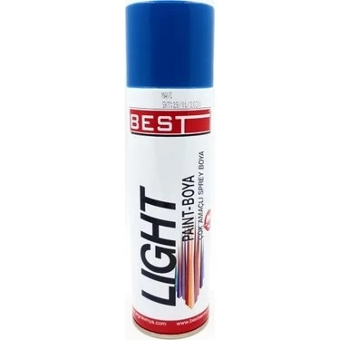 Best Sprey Boya Light 250 Ml Mavi ürün görseli 1