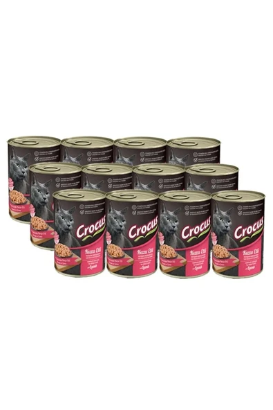 Online Kapında Online KapındaYetişkin Kedi Kuzu Etli Yaş Mama 400 gr 12 Adet ürün görseli 1