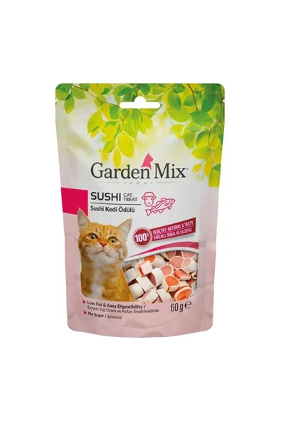 Online Kapında Kuzulu Sushi Düşük Yağlı Şekersiz Kedi Ödül Maması 60 Gr ürün görseli 1