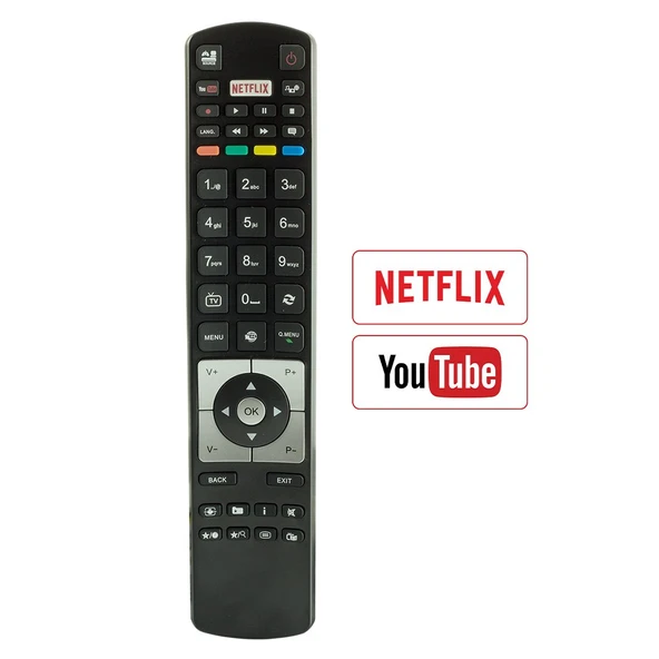Vestel RM-L1526 Yeni Lcd Netflix Youtube Tuşlu Tv Kumandası ürün görseli 1