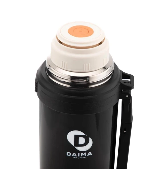 DAİMA 4 SEASONS TERMOS SİYAH 1800ML - Resim 3