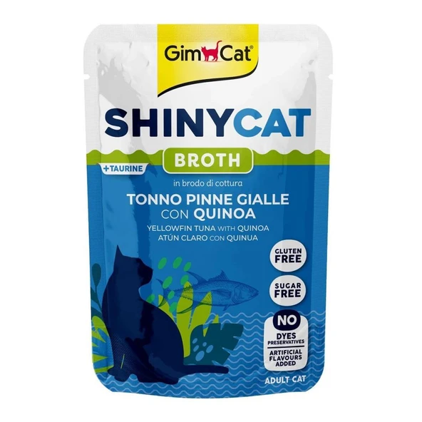 Gimcat Shinycat Yellowfin Tuna Sarı Yüzgeçli Tonlu Pouch Mama 70 gr ürün görseli 1