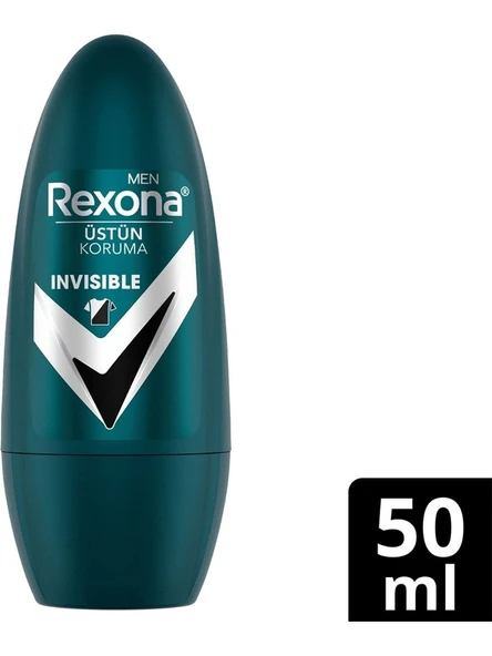 Rexona Üstün Koruma Erkek Roll On Deodorant Invisible 72 Saat Kesintisiz Koruma 50 ml ürün görseli 1