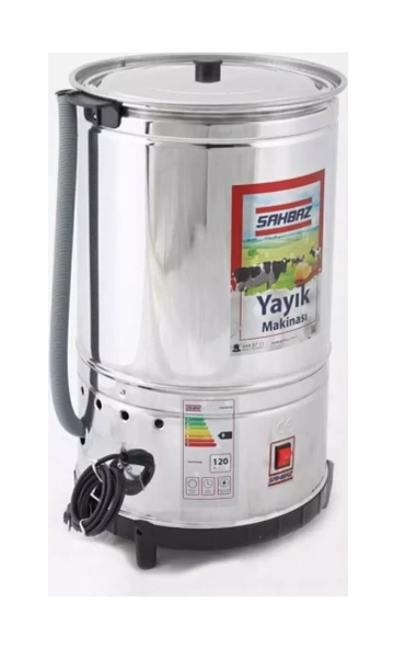 Şahbaz 1035 35 lt Yuvarlak Yayık Makinesi ürün görseli 1