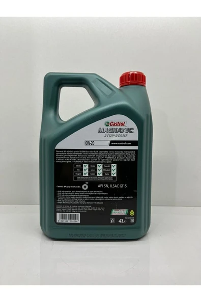 Magnatec Stop Start 4 Litre 0w-20 2024 Üretim - Resim 2