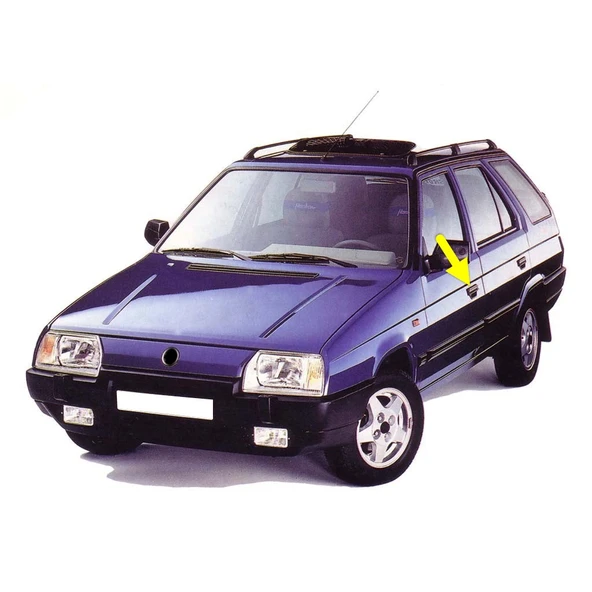 Skoda Forman 1988-1995 Sol Ön Kapı Dış Açma Kolu 115988104 ürün görseli 1