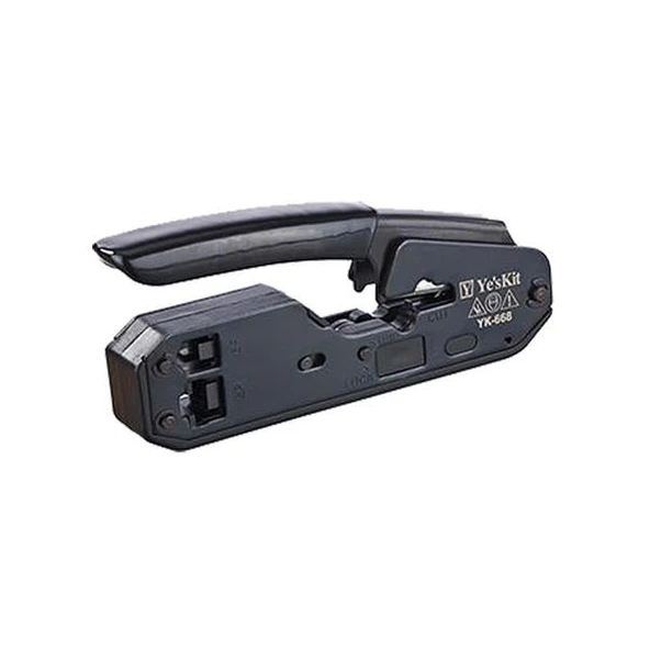 Powermaster YK-668 Çok Fonksiyonlu RJ11 RJ12 RJ45 3İn1 Kablo Kesme - Soyma - Konnektör Çakma Pensesi ürün görseli 1