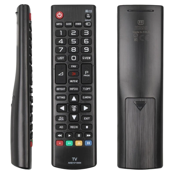 LG AKB73715694 - 29MT45 - 42LB20V - 47LK950- 49UF675V - 50LF5610 3D Tuşlu Lcd-Led Tv Kumandası ürün görseli 1