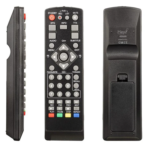 Mersat Mini HD - Grundig DSR 7150 - Botech 2010 / 7200 HD - Akiwa AKW 18500 - Benjamin BJ 980 - Yumatu Slim HD Uydu Alıcı Kumandası ürün görseli 1