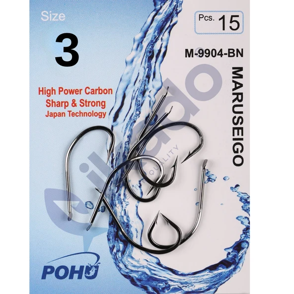 POHU M-9904 BN No : 3 15 ADET Olta İğnesi ürün görseli 1