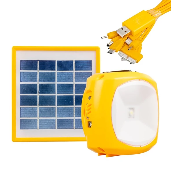Powermaster Şarjlı Solar Aydınlatma Seti Tek Panelli ürün görseli 1