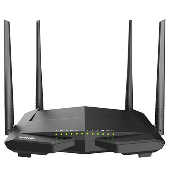 Tenda V12 AC1200 Dual Band 4X Gigabit Port 1200 Mbps Vdsl Modem ürün görseli 1
