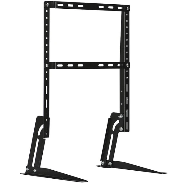 Vontech 32-65 İnc Lcd-Led Kilitli Sabit Askı Aparatı + Tv Ayağı Masa Standı LMA-04 ürün görseli 1