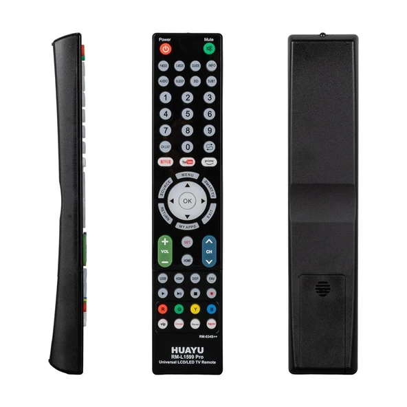 Huayu RM-034S++/RM-L1599 Universal LCD LED TV Kumanda ürün görseli 1