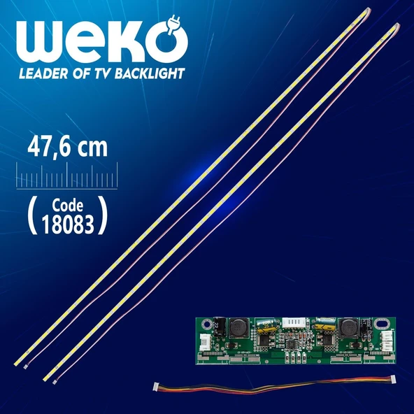 43'' Inch 51 Ledli 47 Cm Universal Tv E-Led Takımı ürün görseli 1