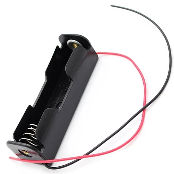 Powermaster BH-18650 Kablolu 18650 Başlıklı Piller İçin Tekli Pil Yuvası ürün görseli 1