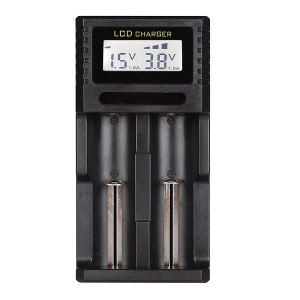 Powermaster PMR-K2 4.2 Volt 2 X 0.5 Amper Pil Şarj Cihazı ürün görseli 1