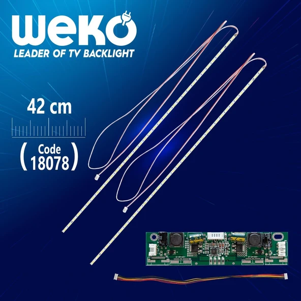 32'' Inch CY-32C-60D 15C4B 35.7 Cm 60 Ledli Universal Tv E-Led Takımı ürün görseli 1
