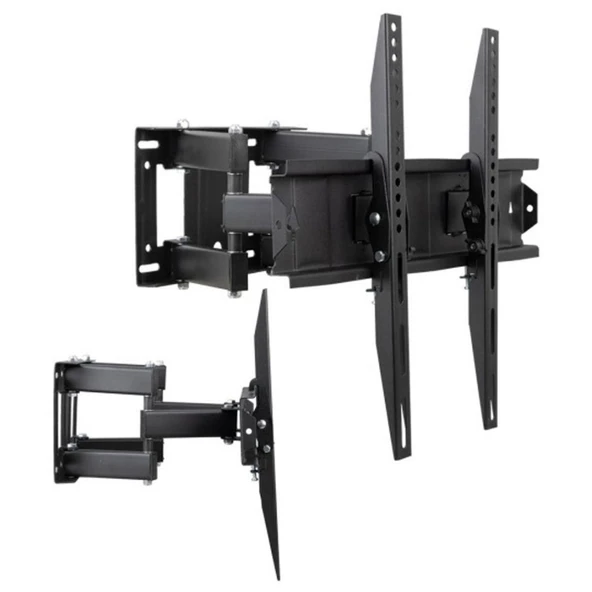 Vontech VT-852 HC Pro 55-85'' Çift Kollu Kilitli Hareketli Televizyon Duvar Askı Aparatı ürün görseli 1