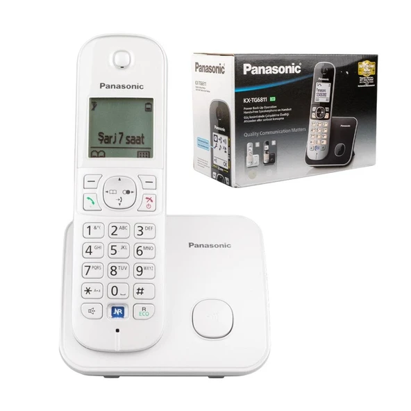 Panasonic KX-TG6811 Gri Dect Telsiz Telefon ürün görseli 1