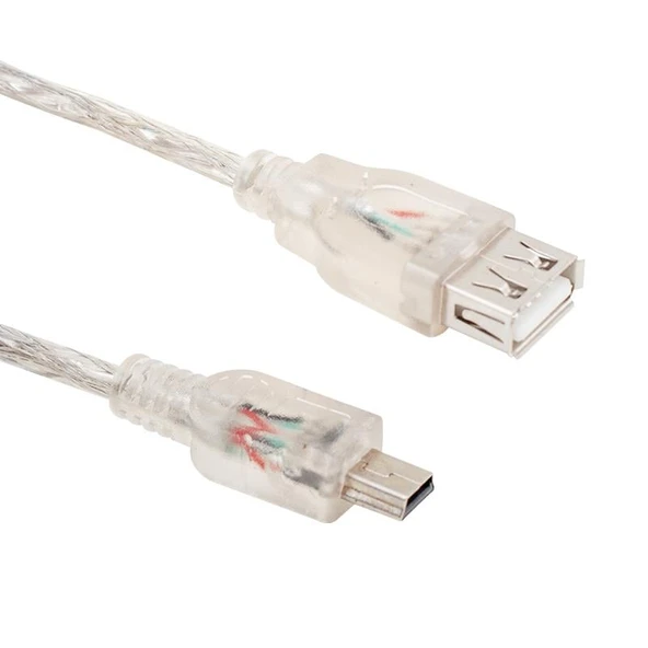 Powermaster USB 5 Pin Erkek-USB Dişi 1 Metre Kablo ürün görseli 1