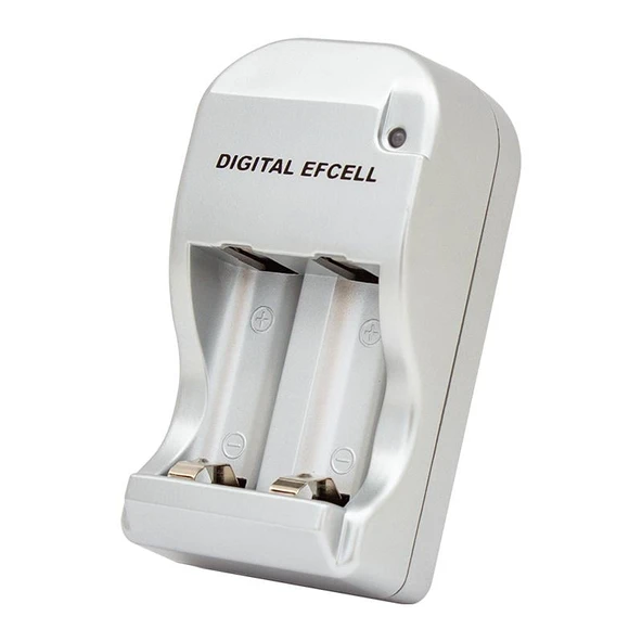 Digital Efcell 123A - 16340 - 17335 2 Li Ev Ve Araç Pil Şarj Cihazı ürün görseli 1