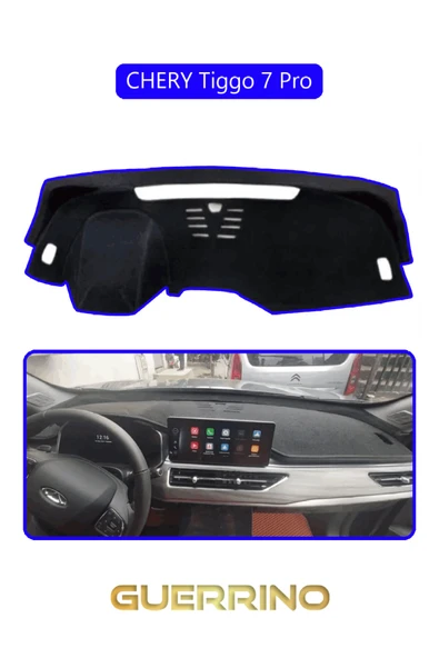 Guerrino  Chery Tiggo 7 PRO TORPİDO KORUMA HALISI MAVİ KENAR ürün görseli 1