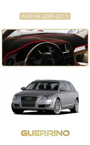 Guerrino  AUDI A6 (2005-2011) TORPİDO KORUMA HALISI BEJ KENAR ürün görseli 1