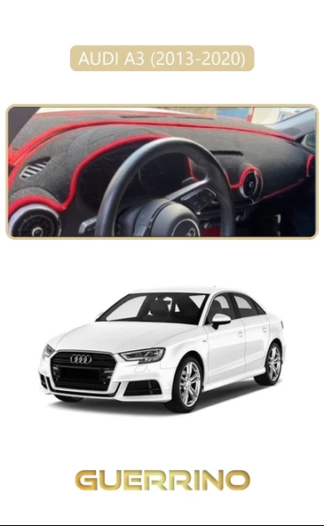 Guerrino  AUDİ A3 (2013-2020)TORPİDO KORUMA HALISI BEJ KENAR ürün görseli 1