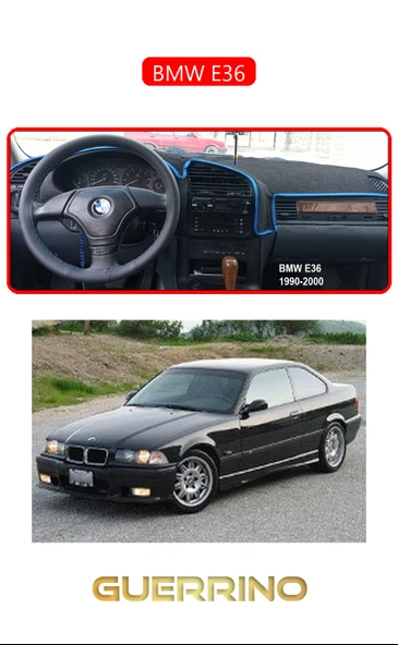 Guerrino  BMW E36TORPİDO KORUMA HALISI GRİ KENAR ürün görseli 1