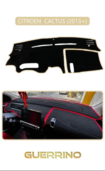 Guerrino  CITROEN  CACTUS 2013+TORPİDO KORUMA HALISI BEJ KENAR ürün görseli 1