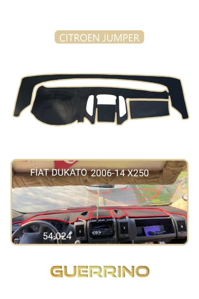 Guerrino  CITROEN JUMPERTORPİDO KORUMA HALISI BEJ KENAR ürün görseli 1