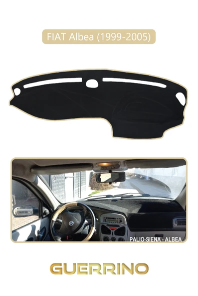 Guerrino  FIAT Albea 1999-2005 Modellerine Uygun eskiTORPİDO KORUMA HALISI BEJ KENAR ürün görseli 1
